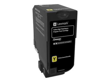 Lexmark - Høy ytelse - gul - original - tonerpatron - LCCP, LRP
