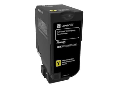 Lexmark - Høy ytelse - gul - original - tonerpatron - LCCP, Lexmark Corporate