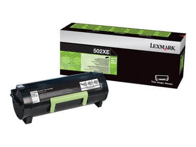 Lexmark 502X - Ekstra høy ytelse - svart - original - tonerpatron - Lexmark Corporate