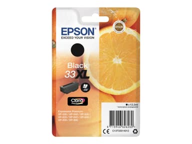Epson 33XL - XL - svart - original - blekkpatron