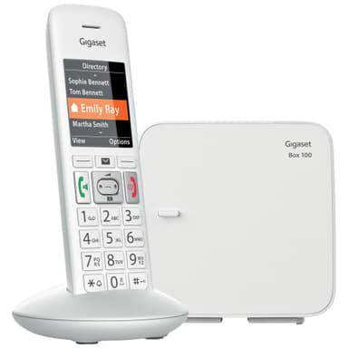 Gigaset Dect E370 trådløs hjemmetelefon (hvit) Gigaset Dect E370 trådløs hjemmetelefon (hvit)