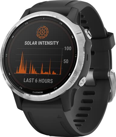 Garmin Fenix 6s Solar multisportsklokke (sølv)