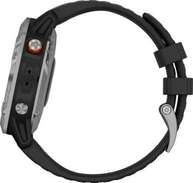 Garmin Fenix 6 Solar multisportsklokke (sølv)
