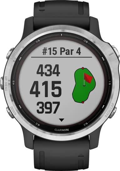 Garmin Fenix 6s Solar multisportsklokke (sølv)