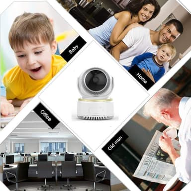 Trådløst overvåkingskamera - WiFi-kamera med bevegelsessensor, nattesyn