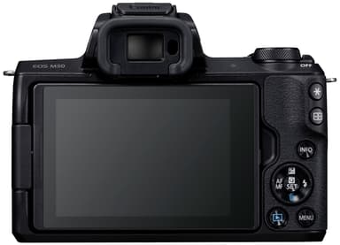 Canon EOS M50 kompakt systemkamera +15-45 IS STM obj. (sort)