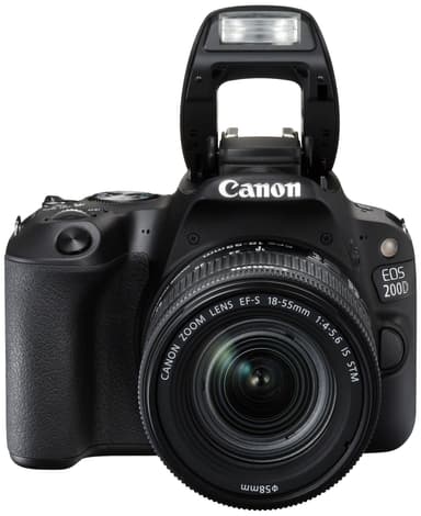 Canon EOS 200D digitalt speilref. + 18-55 mm DC III obj