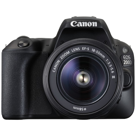 Canon EOS 200D digitalt speilref. + 18-55 mm DC III obj