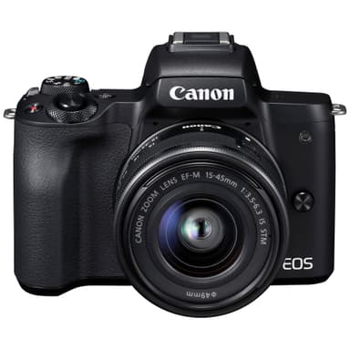 Canon EOS M50 kompakt systemkamera +15-45 IS STM obj. (sort)