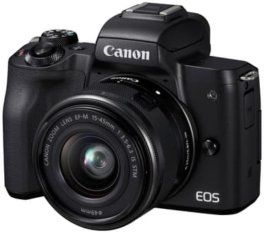 Canon EOS M50 kompakt systemkamera +15-45 IS STM obj. (sort)