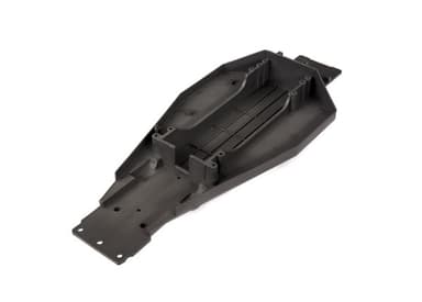 TRX-3722X Lower Chassis Black Bandit/Rustler Long