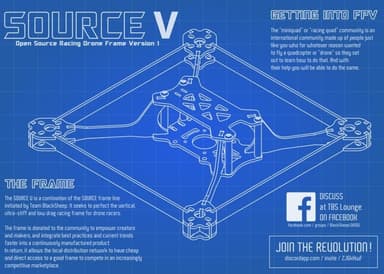 Team Blacksheep TBS Source V 5inch Frame
