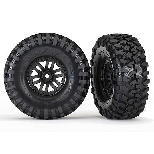 TRX-8272 Tires & Wheels Canyon Trail/TRX-4 Black