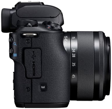 Canon EOS M50 kompakt systemkamera +15-45 IS STM obj. (sort)