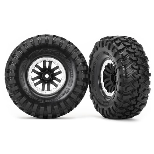 TRX-8272 Tires & Wheels Canyon/TRX-4 Black-Satin