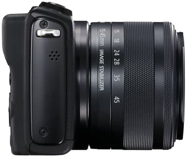Canon EOS M100 kompakt systemkamera + 15-45 IS STM obj. (sort)