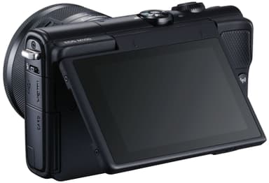 Canon EOS M100 kompakt systemkamera + 15-45 IS STM obj. (sort)