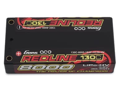 1s   8000mAh - 130C - Gens Ace Redline HV