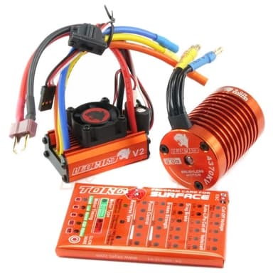 SkyRC Leopard 1/10 børsteløst motorsett 4370KV 9T