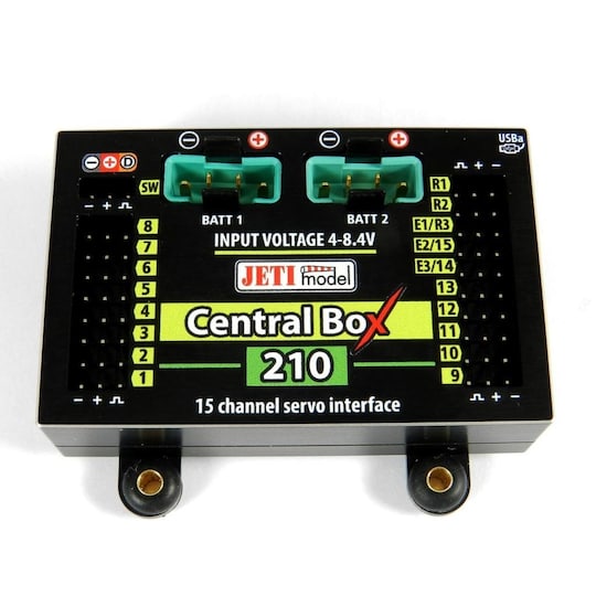Jeti Central Box 210 w/ 2x Rsat2
