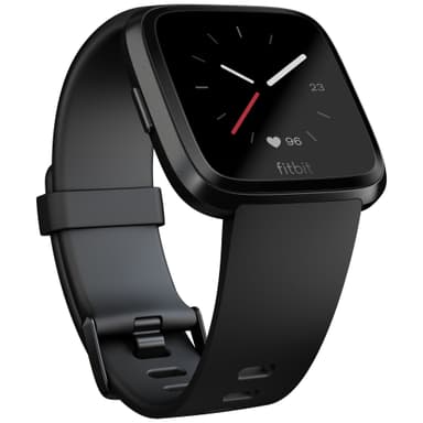 Fitbit Versa smartklokke (sort/aluminium)
