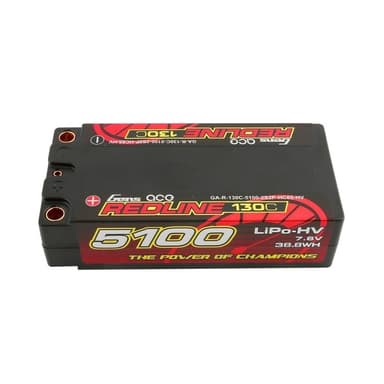 2s 5100mAh - 130C - Gens Ace Redline HV Shorty