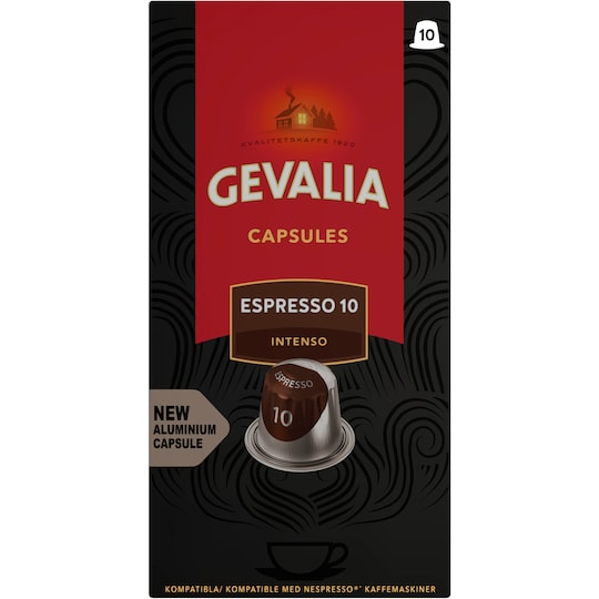 Gevalia Espresso 10 Intenso kapsler