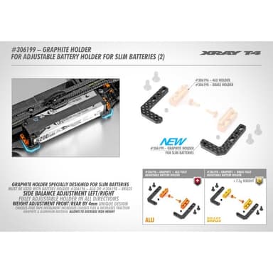 XR-306199 Holder For Narrow Batteries (2)