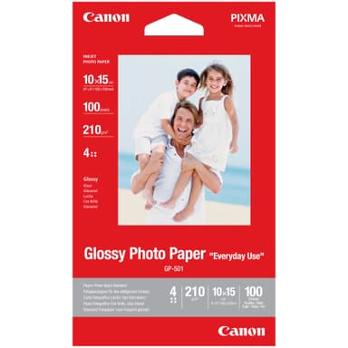 Canon glanset fotopapir GP-501 10x15 cm (100 ark)