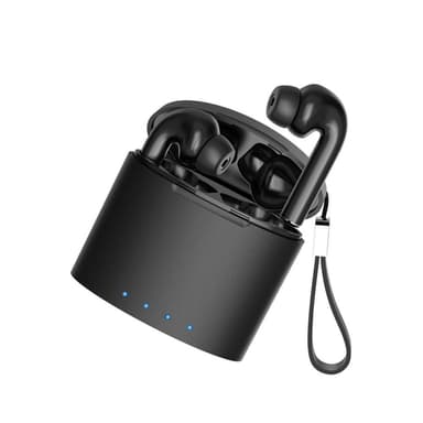 Trådløse øretelefoner Bluetooth 5.0 EDR svart