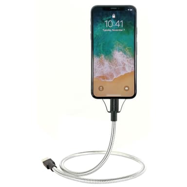 Fuse Chicken Bobine Flex iPhone-dokk 0,6 m (sølv)