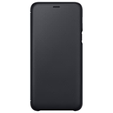 Samsung Galaxy A6+ lommebokdeksel (sort)