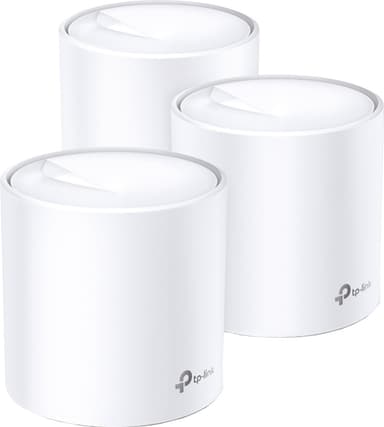TP-Link Deco X20 mesh WiFi 6 sett (3-pakning)