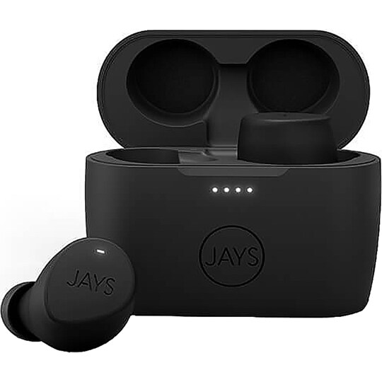Jays m-Five helt trådløse in-ear hodetelefoner (sort)