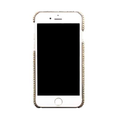 Swarovski Crystals Svart/Gull iPhone SE / 8 / 7 deksel