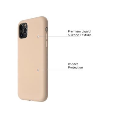 iPhone 11 Pro Max Flytende silikon deksel- Pink
