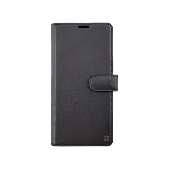 Ekte lær Samsung Galaxy A70 2 in 1 lommebok deksel - Black