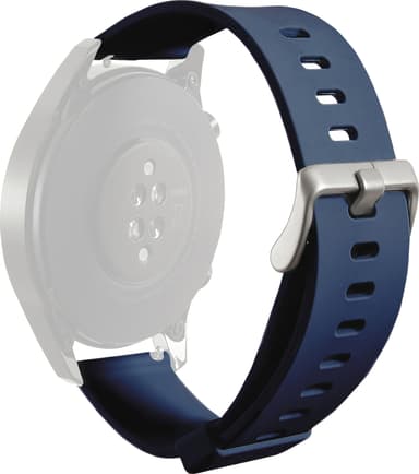 Puro Universal klokkereim i silikon 20 mm (marineblå)