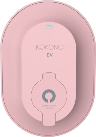 Kokong Ev10 Fjord Pink Wallbox elbillader (rosa)
