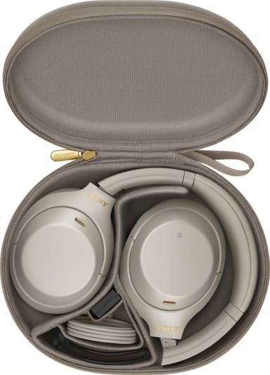 Sony trådløse around-ear hodetelefoner WH-1000XM4 (sølv)