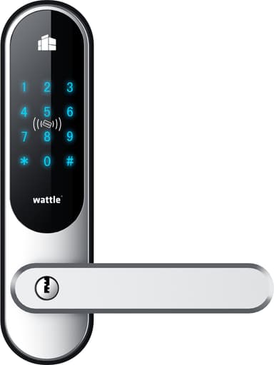 Wattle Dørlås Touch (sort)