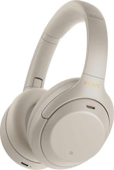 Sony trådløse around-ear hodetelefoner WH-1000XM4 (sølv)