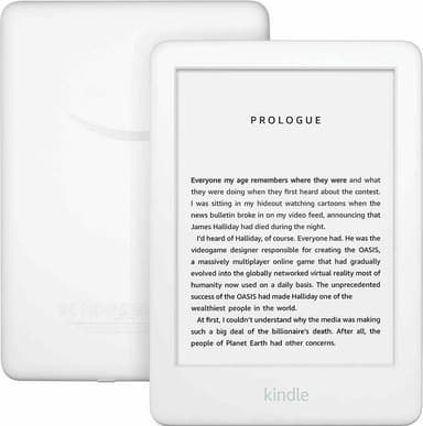 Amazon Kindle 6" (2019) lesebrett (hvit)