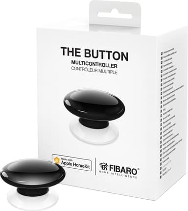 Fibaro Button smart knapp FGBHPB-101-2 (sort)