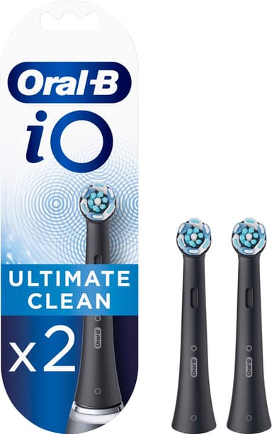 Oral-B iO Ultimate Clean tannbørste refill IOREFILL2BK (svart)