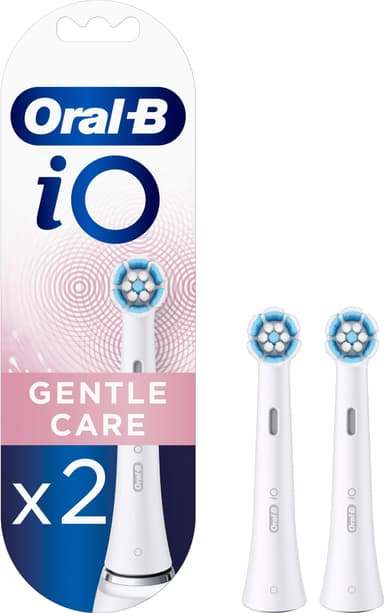 Oral-B iO Gentle Care tannbørste refill IOGENTLECARE2WH (hvit)