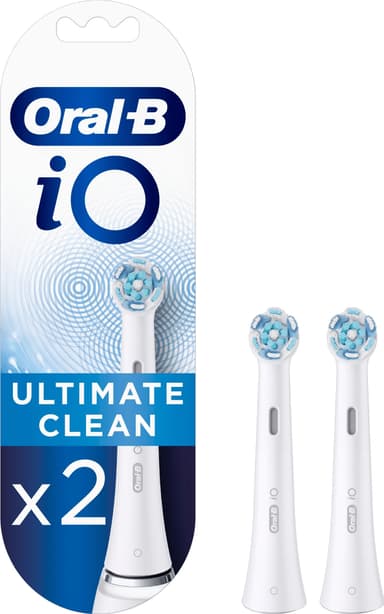 Oral-B iO Ultimate Clean tannbørste refill IOREFILL2WH (hvit)