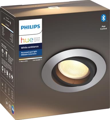 Philips Hue White Ambiance Milliskin spotlys 5041148P9 (aluminium)