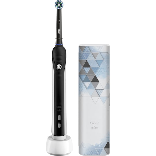 Oral-B Pro 1 750 elektrisk tannbørste gavesett 319399 (sort)