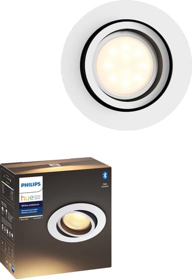 Philips Hue White Ambiance Milliskin spotlys 5041131P9 (hvit)